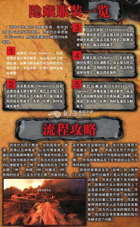 战神斯巴达之魂攻略全流程图