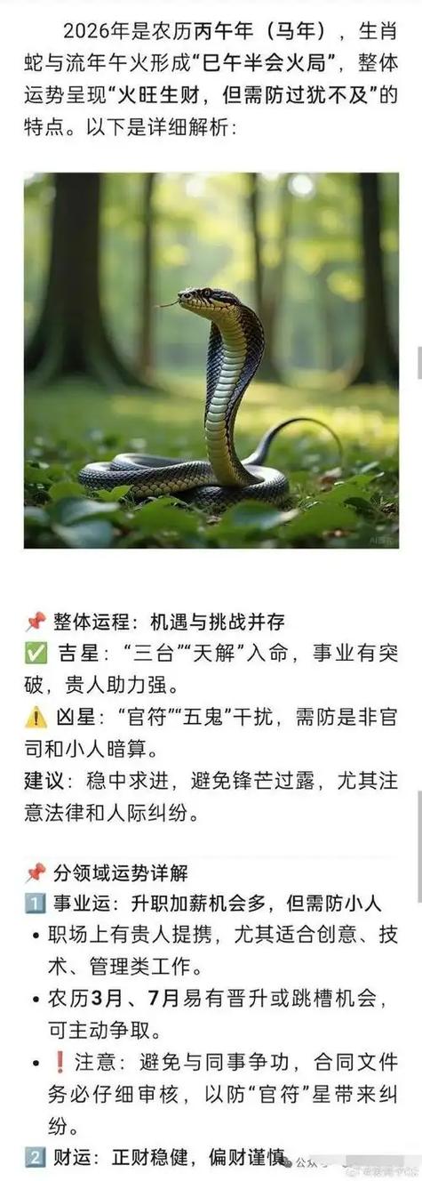 属蛇2026年必有大祸图标