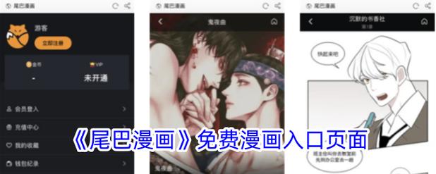 尾巴漫画网页版登录入口页面图标