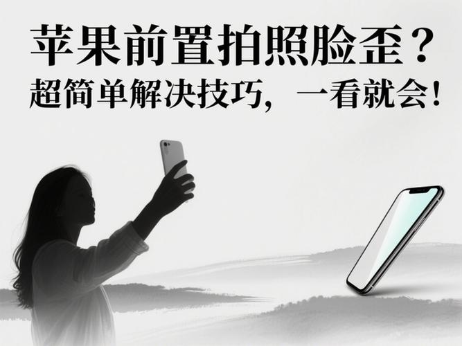 手机前置拍照如何避免歪脸图标