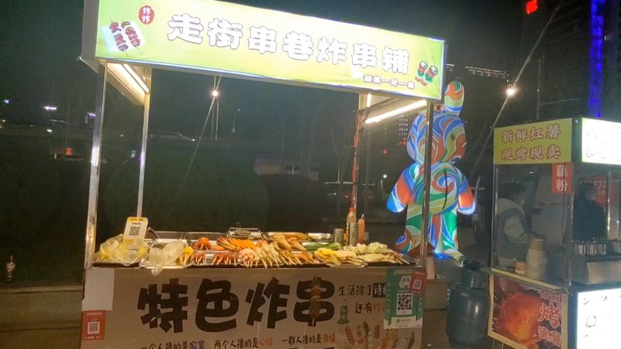 夜市摆摊卖炸串的收入图标