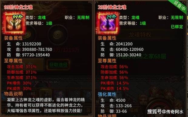 龙类武魂的魂技图标