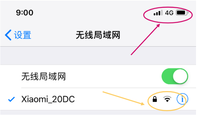 手机连着wifi显示4g缩略图