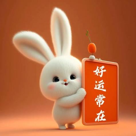 属兔旺财好运微信头像