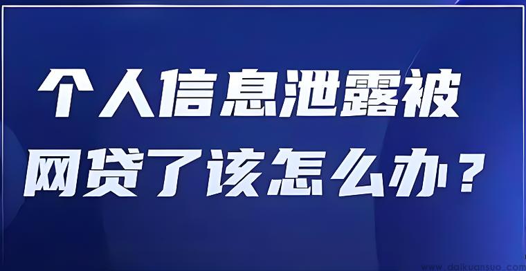 信息泄露了会被网贷吗