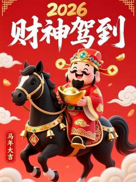 2026年最旺财神壁纸图标