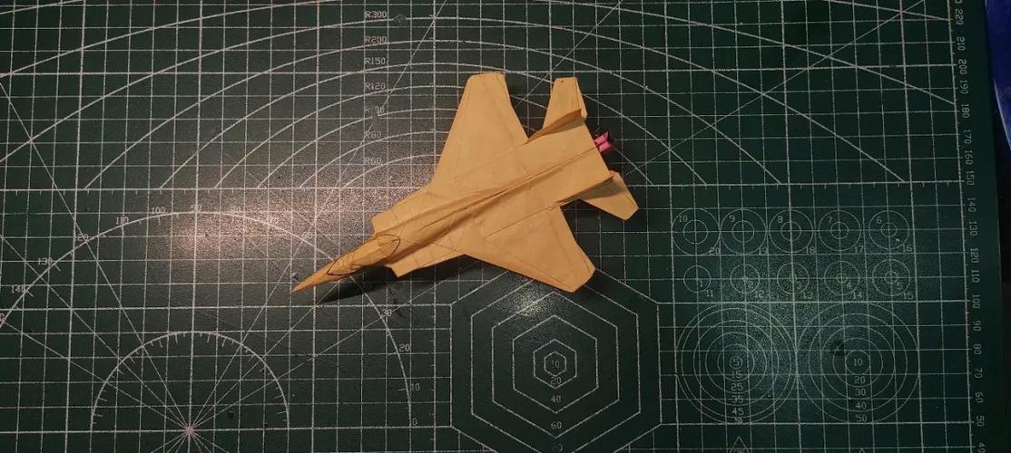 f15战斗机纸飞机折法A4缩略图