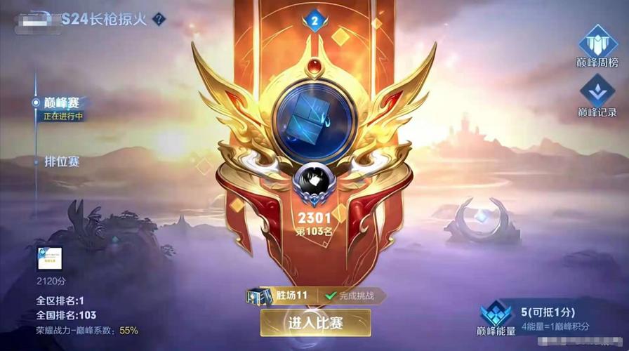巅峰赛2300是什么水平图标