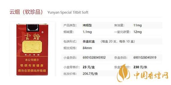 云烟软珍品鉴别真假缩略图
