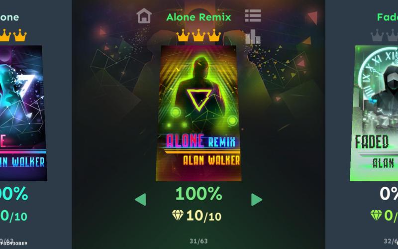 滚动的天空AloneRemix破解版 游戏截图