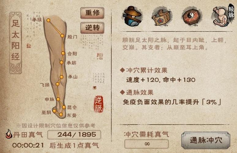 烟雨江湖经络学有什么用缩略图