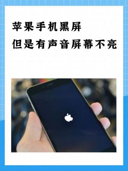 苹果手机屏幕不亮了但是还有声音图标