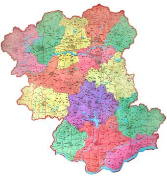 肥城市各乡镇地图分布