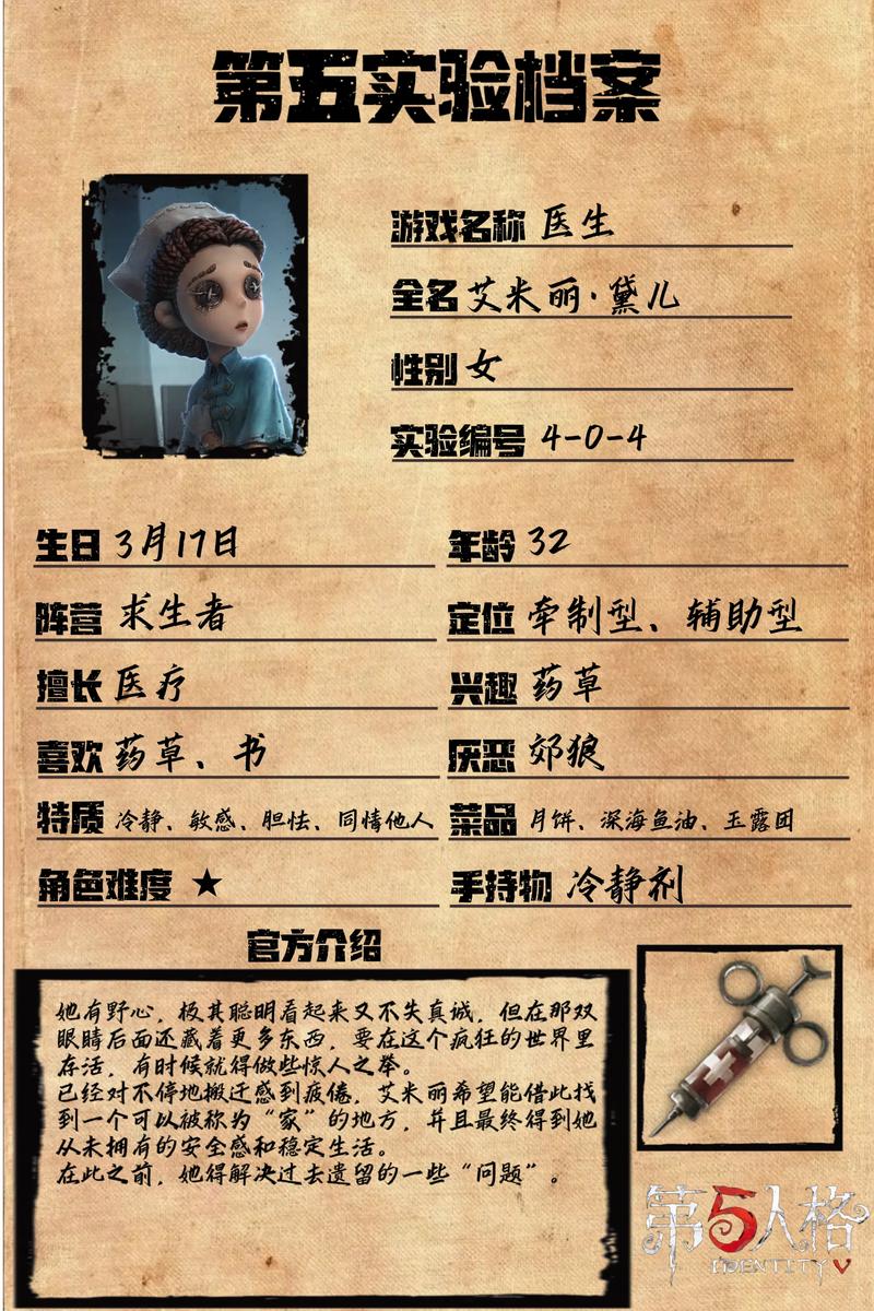 第五人格人物背景故事介绍视频