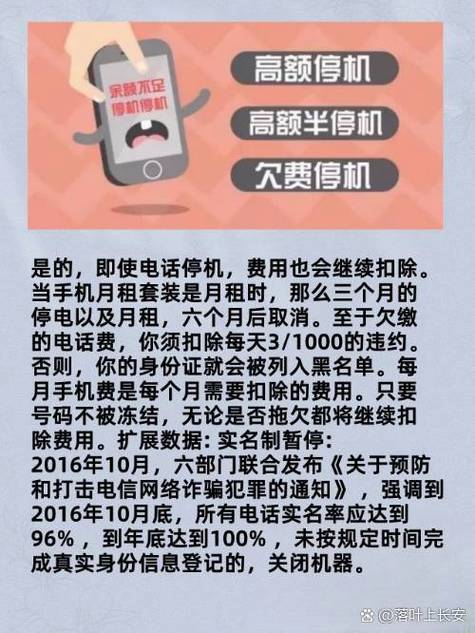手机欠费停机后还会继续扣费吗缩略图