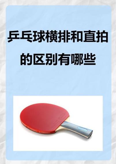 直拍与横拍的区别游戏截图