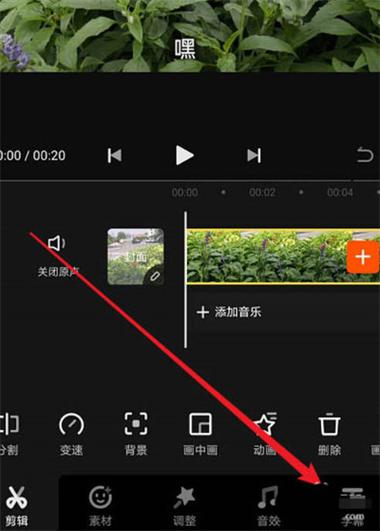 快影视频上面的字幕怎么修改