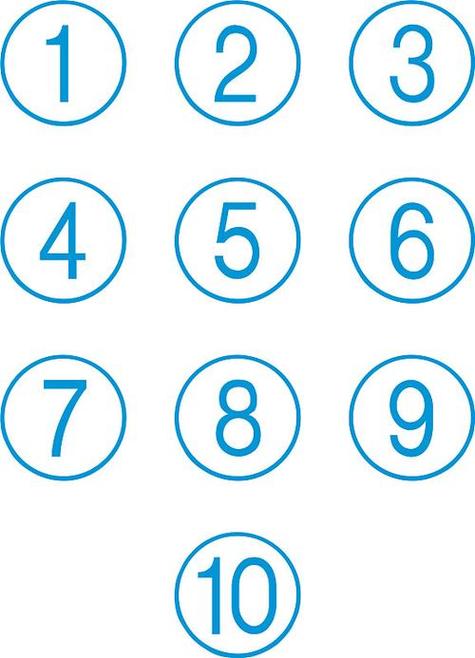 带圈数字符号1到100怎么输入
