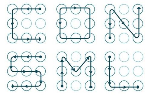 9点密码图案的种类图标