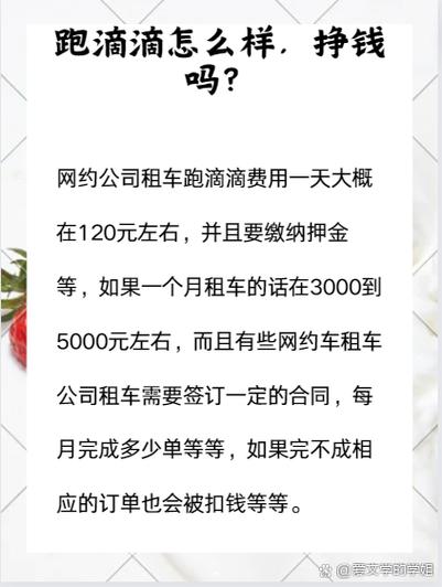 滴滴租车跑网约车怎么租要多少押金游戏截图