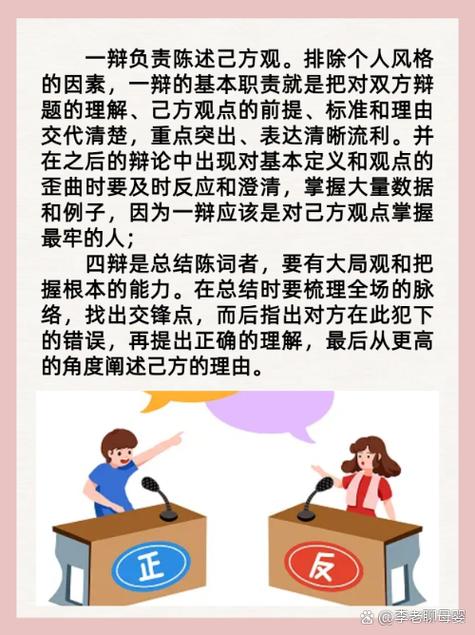 辩论赛三辩主要做什么图标