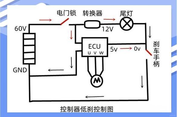 电动车锁车原理图标
