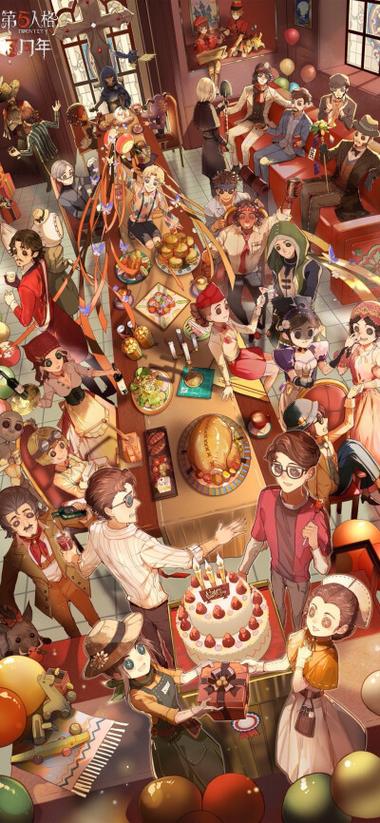 第五人格背景图壁纸,全员图片图标