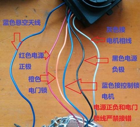 电动车防盗器接线图解缩略图