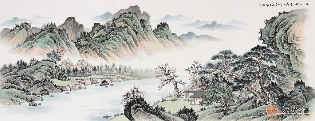 客厅沙发背后挂什么画最好?