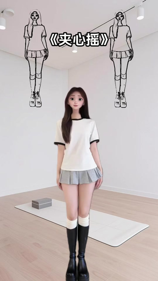 抖音最近很火的动作图标