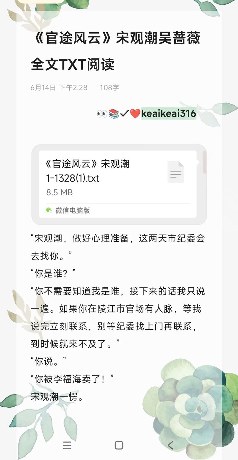 官途风云宋观潮1735章免费阅读缩略图