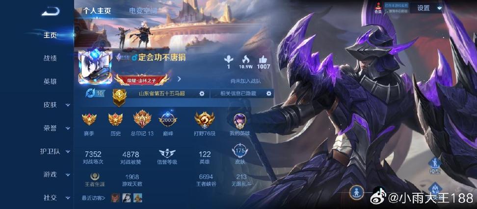 王者荣耀怎么查看别人历史战绩图标