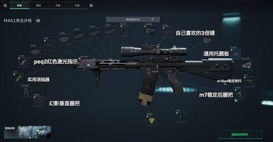 荒野行动m4a1全部皮肤游戏截图