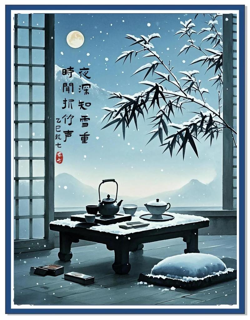 港落夜雪by寒梅墨香图标