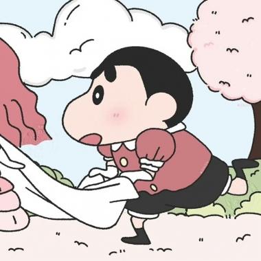 蜡笔小新风格情侣头像缩略图