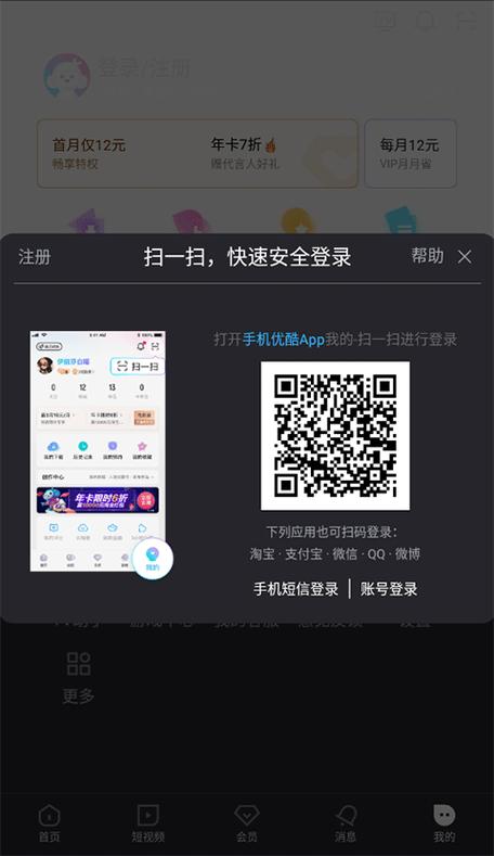 优酷能不能扫码登录另外一部手机游戏截图