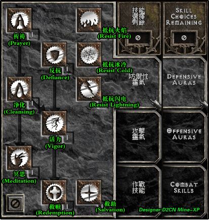 暗黑2如何触发米山光环图标