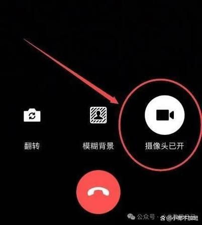 微信视频自己的摄像头没画面图标