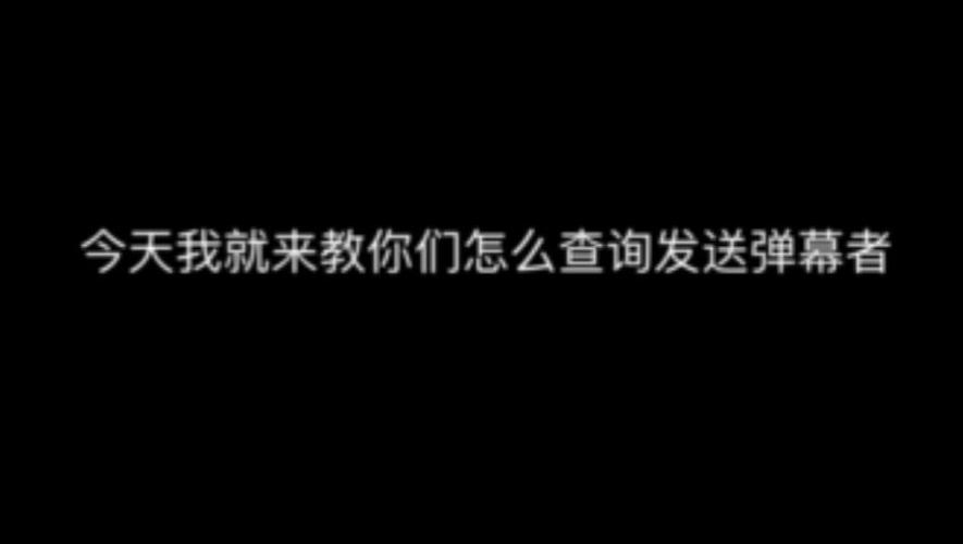 弹幕能找到是谁发的吗图标