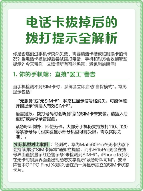 拔掉手机卡打电话提示什么图标