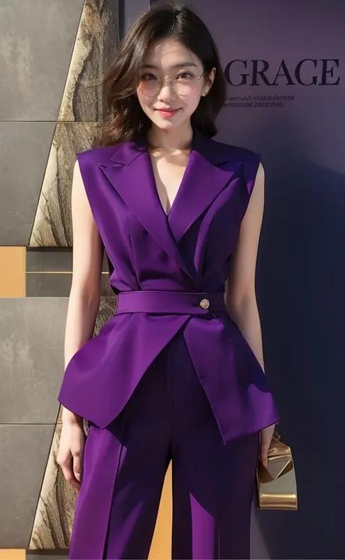 紫色马甲搭配什么颜色衣服好看图片缩略图