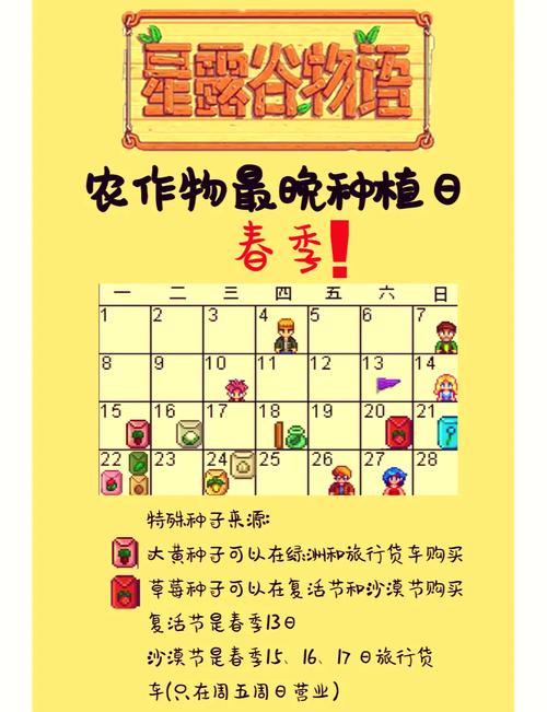 星露谷物语日历表缩略图