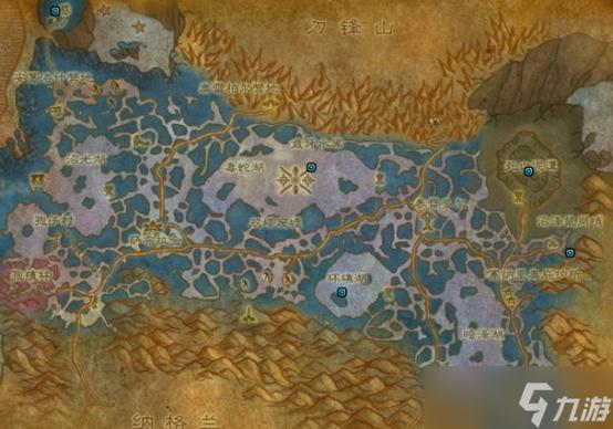 魔兽世界怀旧服湿地矿点分布