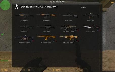 cs1.6所有武器一览表缩略图