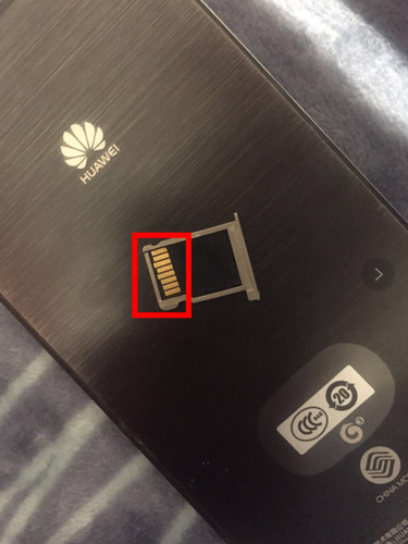 华为手机插卡了显示无sim卡图标