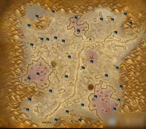 魔兽世界怀旧服黑莲花刷新点分布图游戏截图