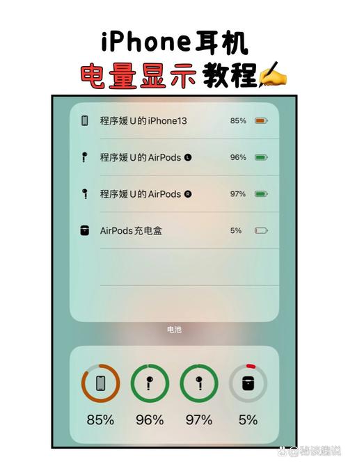 苹果充电盒充满了,耳机怎么看电量