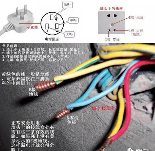 接插座二根线怎么接线火线零线地线的区别缩略图