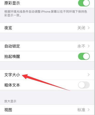 iPhone字体变大图标