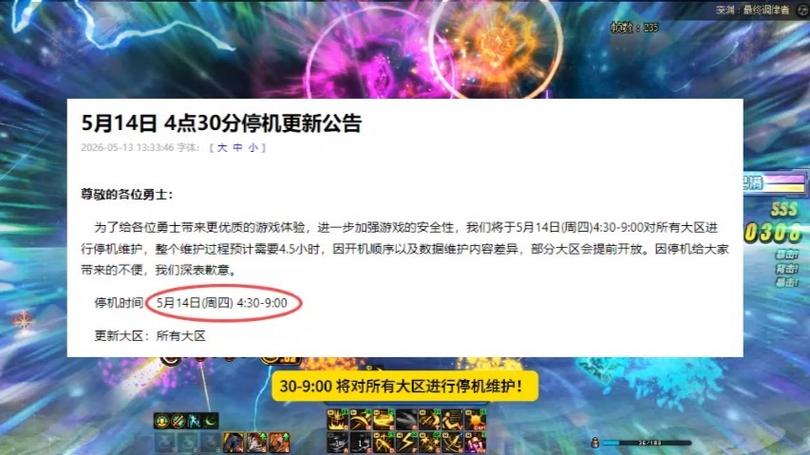 dnf今天更新维护公告